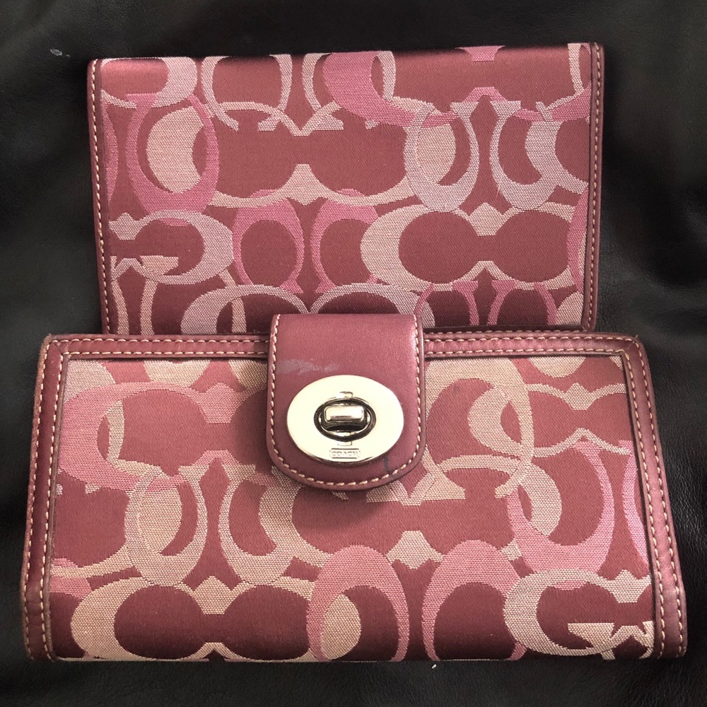 Coach wallet & Checkbook cover